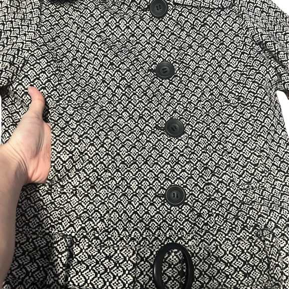 Y2K Urban Behavior - Womens Tweed Wool Blend Peacoat Sz Sm - Picture 5 of 6